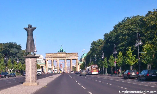 Rua 17 de Junho em Berlim