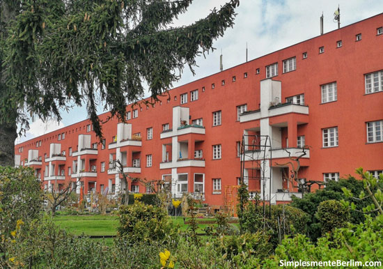 Arquitetura Bauhaus em Berlim - Conjunto habitacional Hufeisensiedlung 